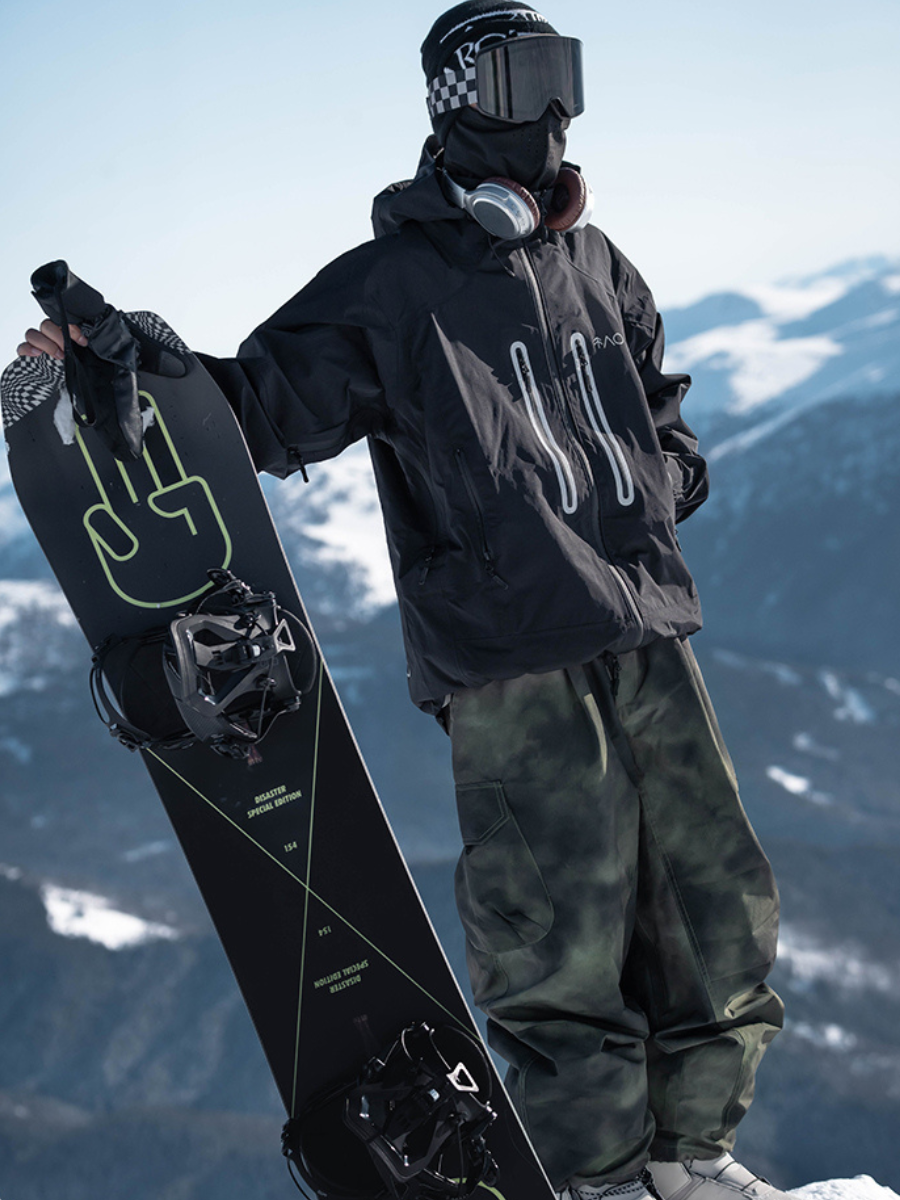 Camouflage Snowboard Waterproof Snow Pants- Unisex
