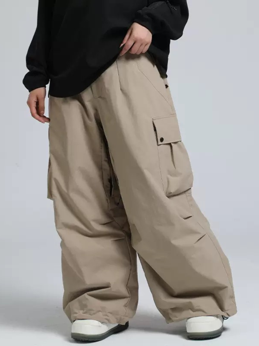 Outdoor Baggy Snowboard Cargo Snow Pants - Unisex
