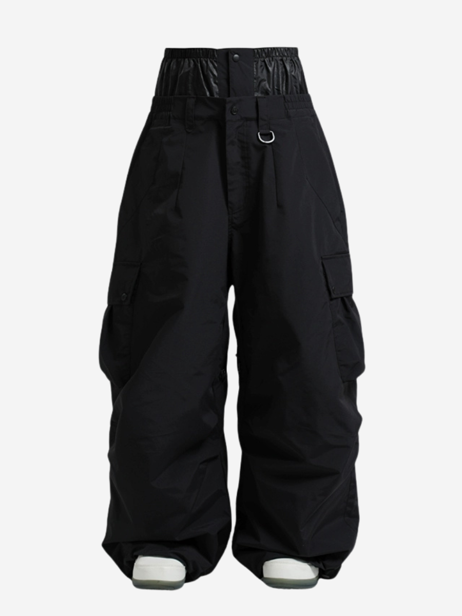 Outdoor Baggy Snowboard Cargo Snow Pants - Unisex