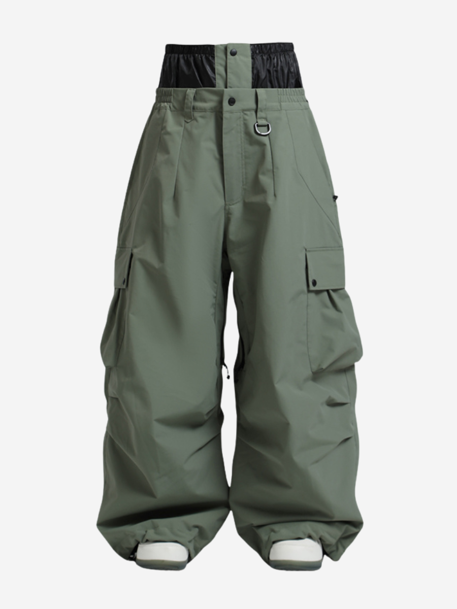 Outdoor Baggy Snowboard Cargo Snow Pants - Unisex