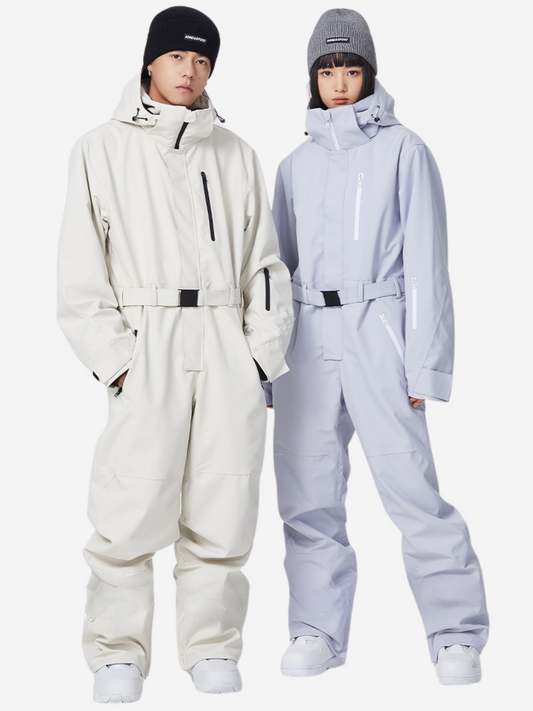 Outdoor Thickened One-piece Ski Suit - Unisex