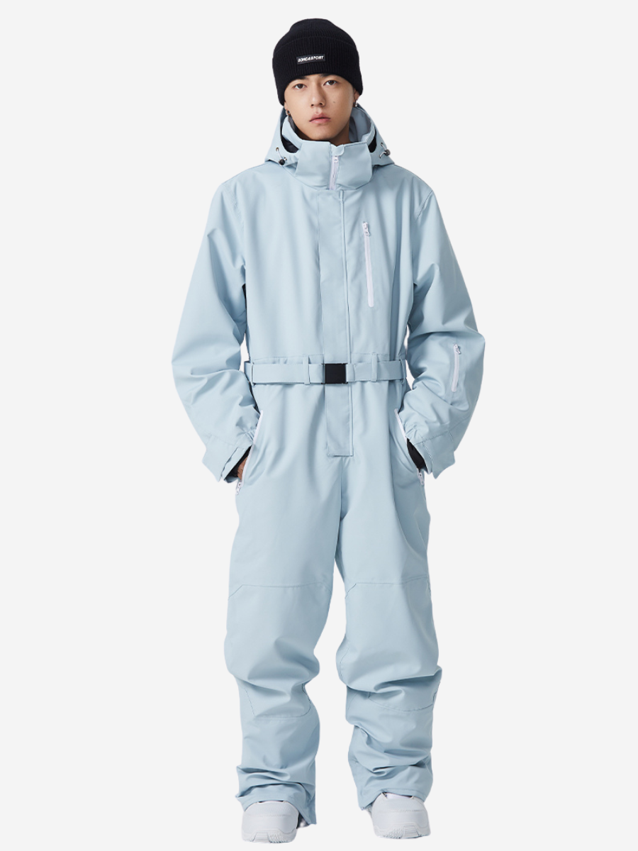 Outdoor Thickened One-piece Ski Suit - Unisex