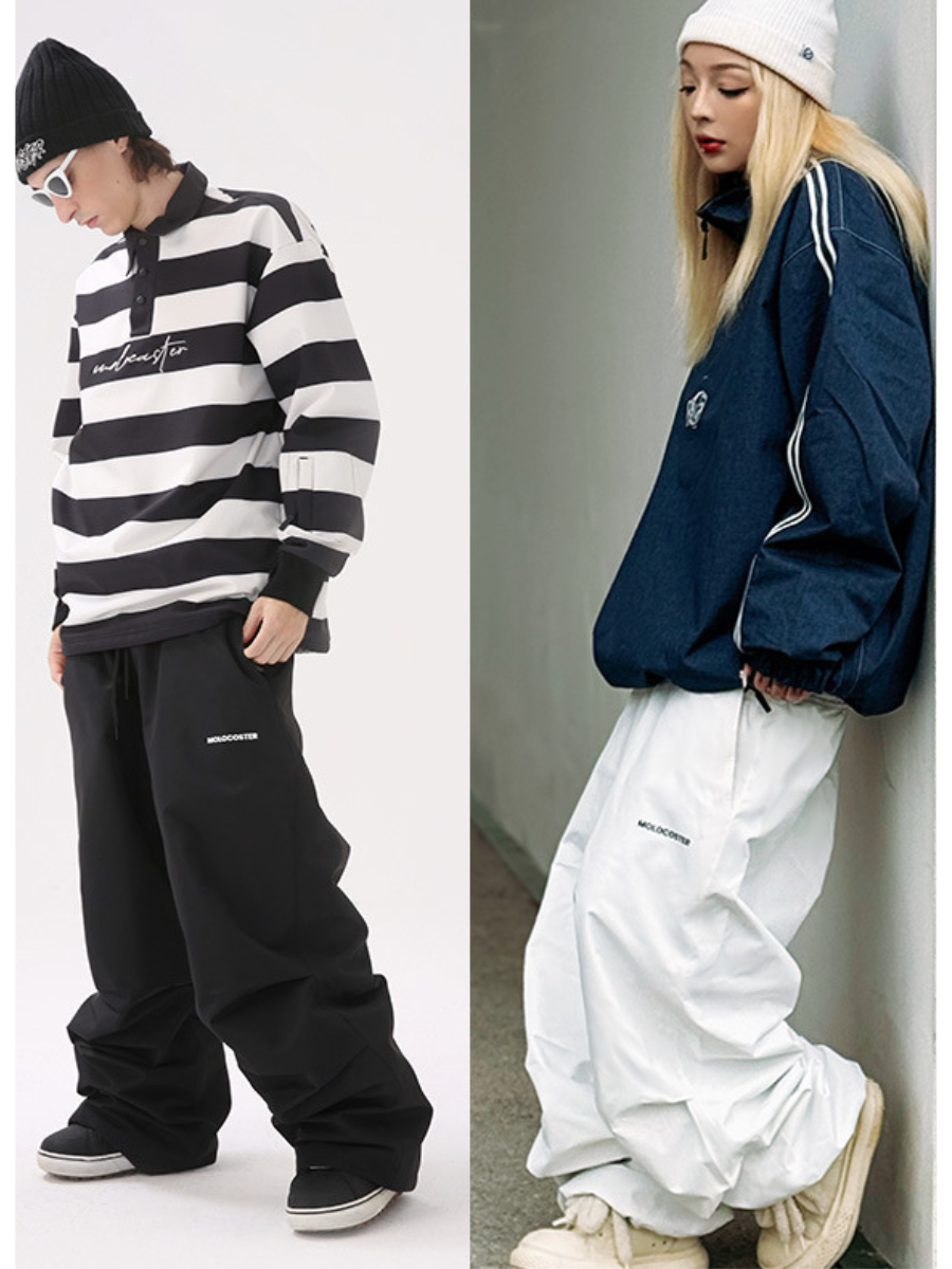 Outdoor Waterproof Loose Snow Pants - Unisex
