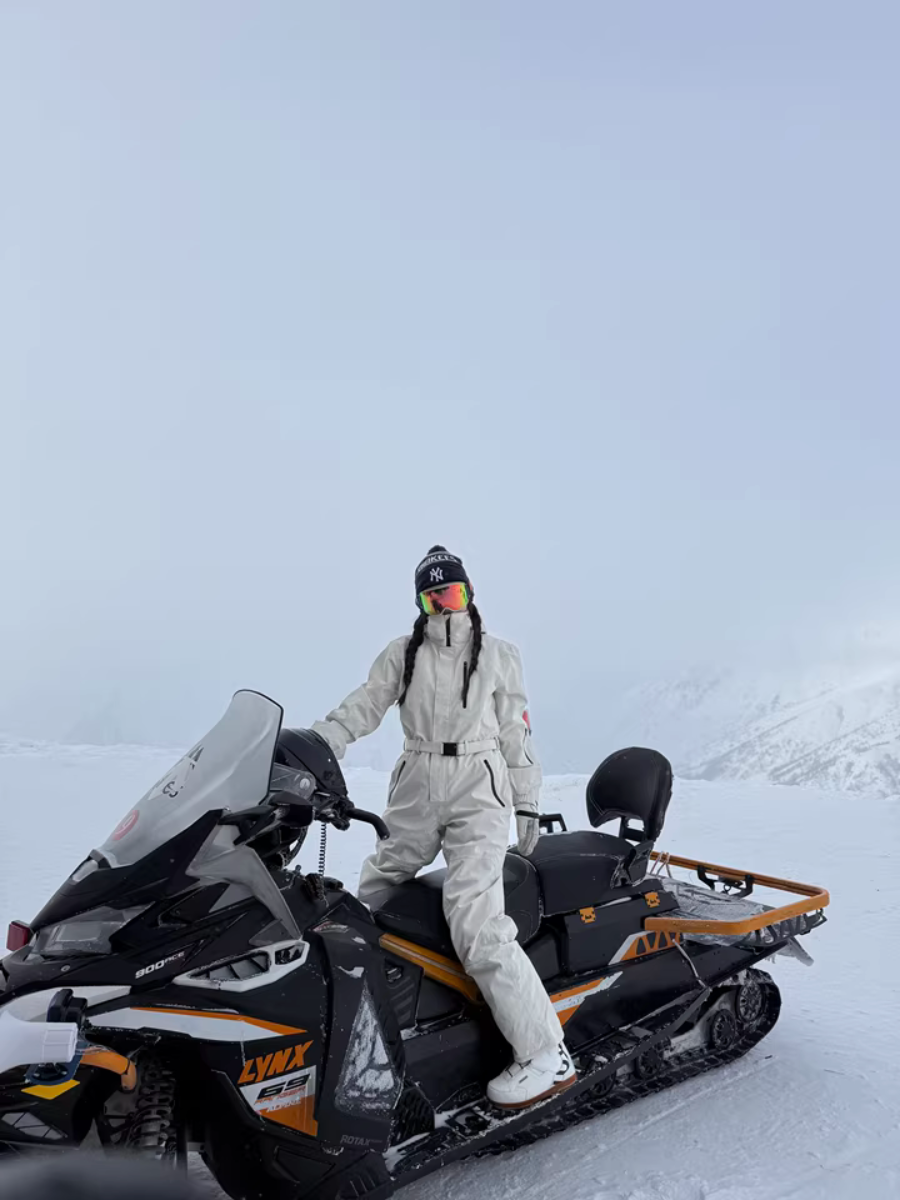 Outdoor Thickened One-piece Ski Suit - Unisex