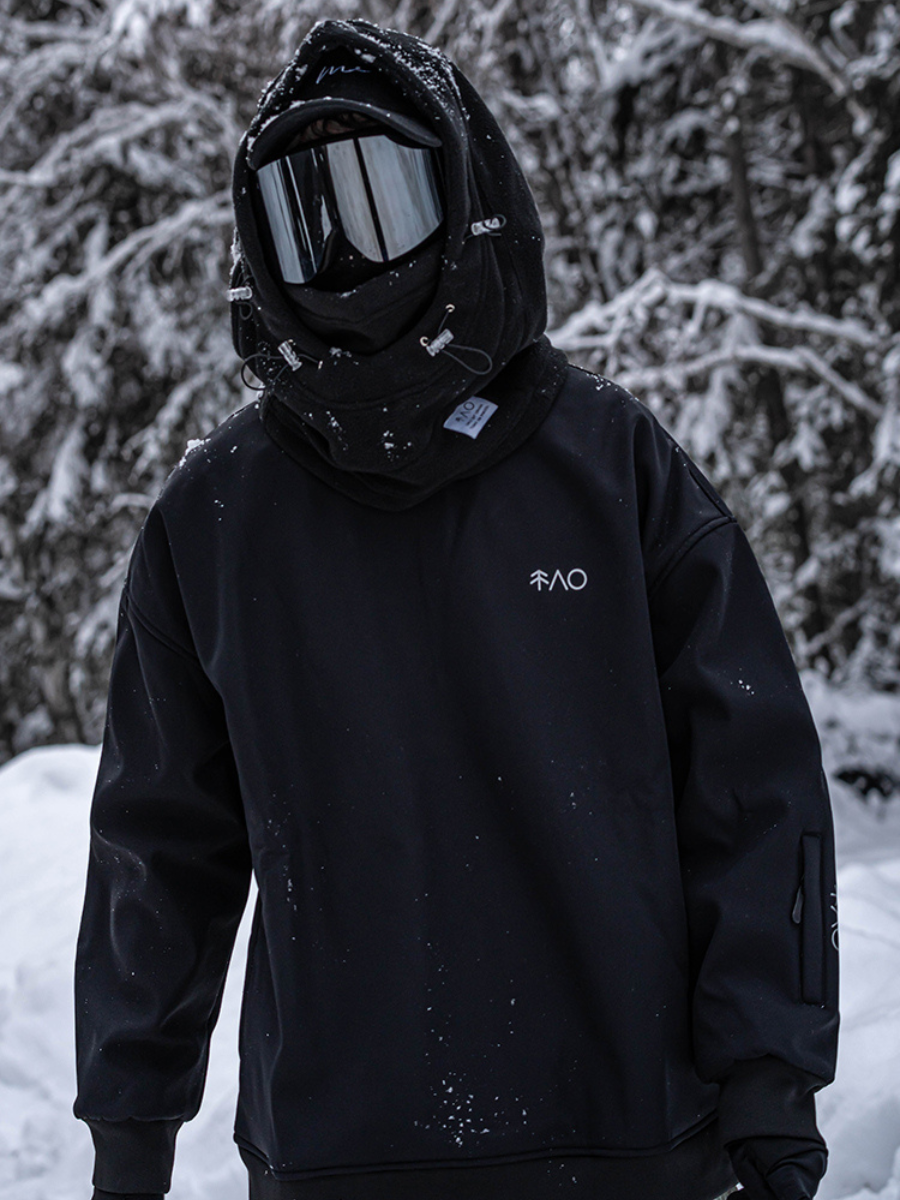 Polar Fleece Windproof Helmet Hood Ski Mask - Unisex