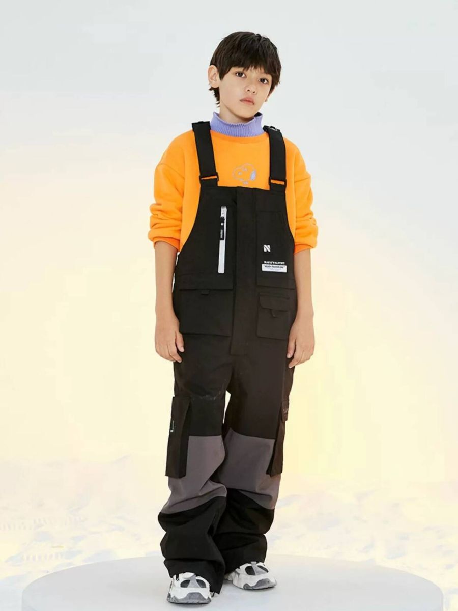 Snowboard Warm Kids Bib Pants - Unisex