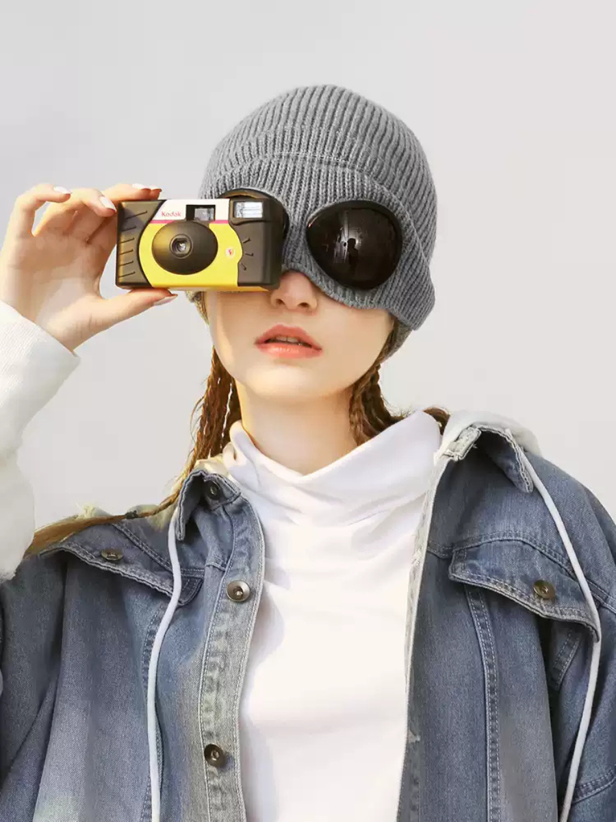 Sunglasses Fleece-Lined Knit Beanie - Unisex
