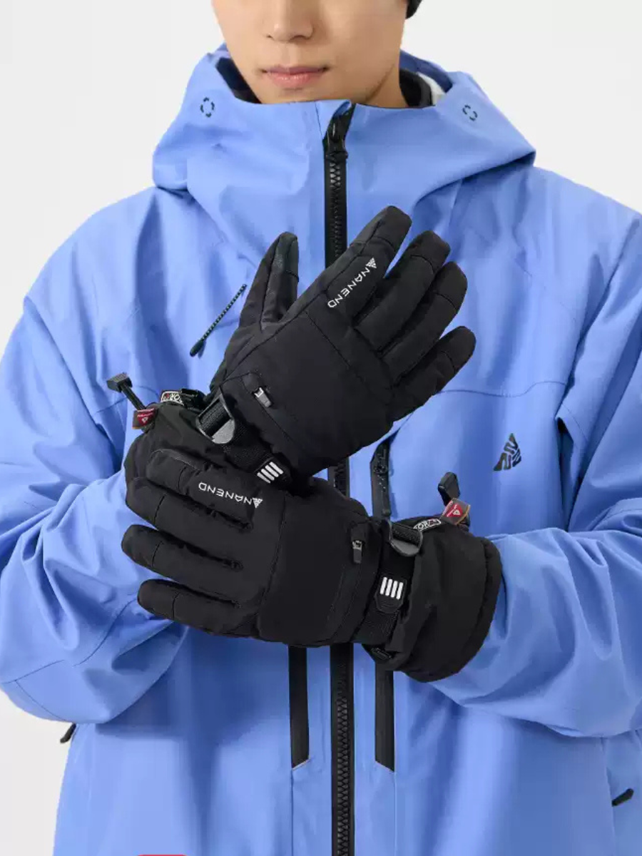 Thick Waterproof Warm Ski Gloves - Unisex