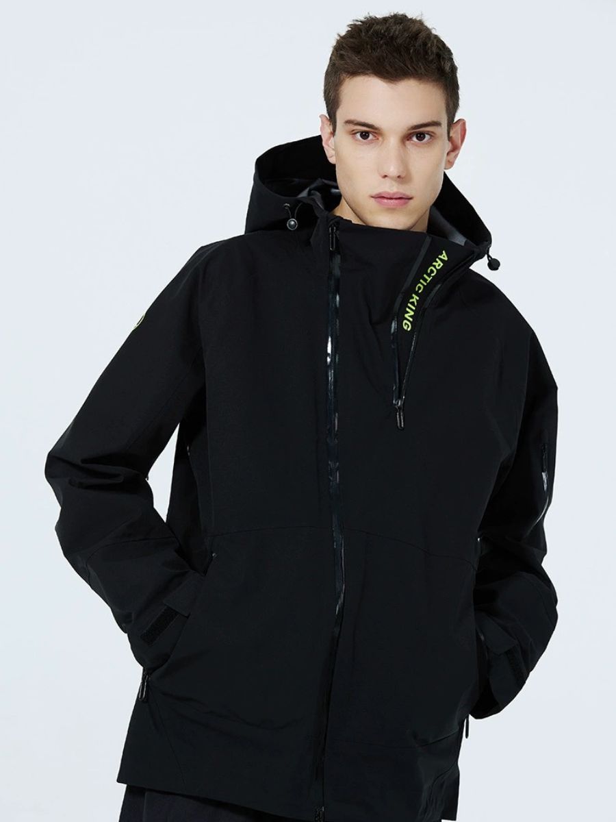 Windproof 3L Hardshell Ski Jacket - Men's