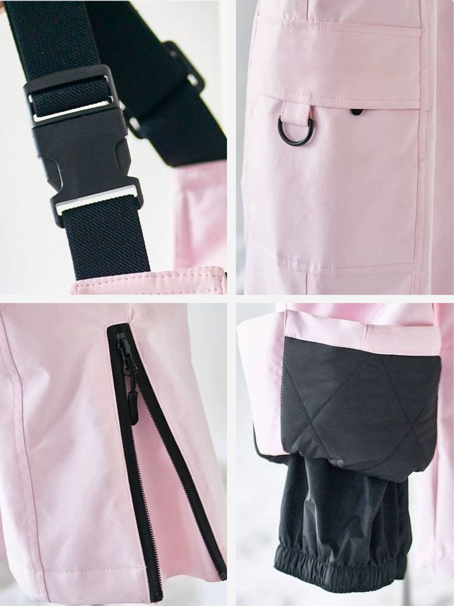 Windproof Thick Kids Bib Pants - Unisex