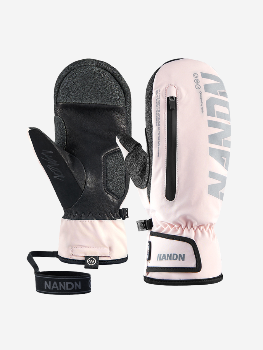 Wrist Guard Waterproof Ski Mittens - Unisex