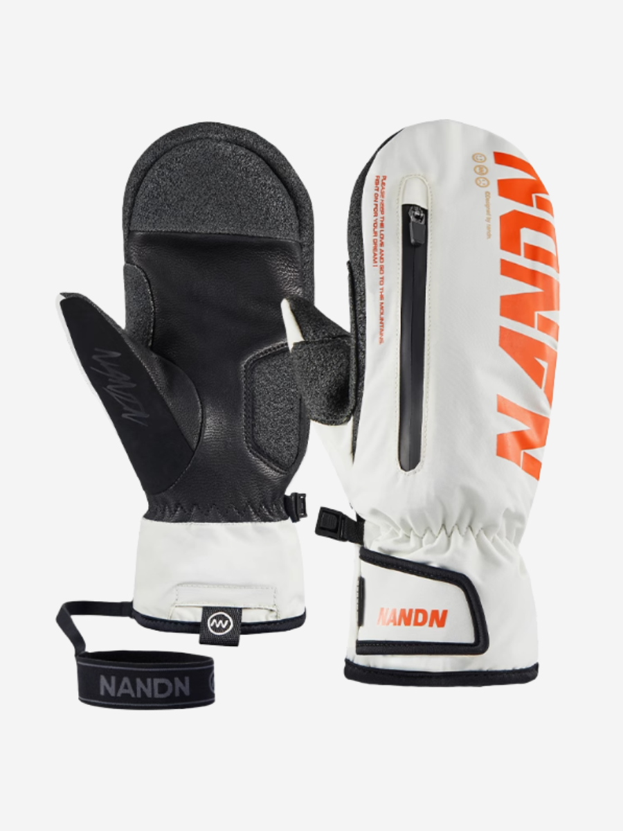 Wrist Guard Waterproof Ski Mittens - Unisex